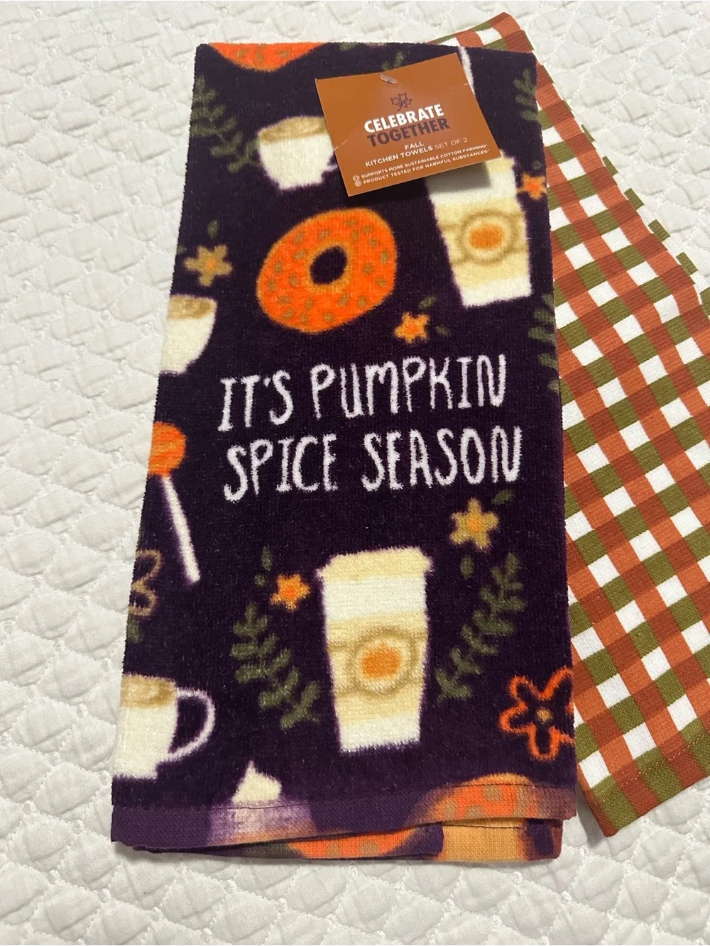 Celebrate Together Fall Kitchen Towels - Set of 2